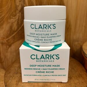 Clark's Deep Moisture Mask NEW IN BOX Reduces Redness in 3 minutes!